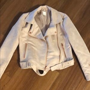 LC Lauren Conrad Runway- Blush Moto Jacket